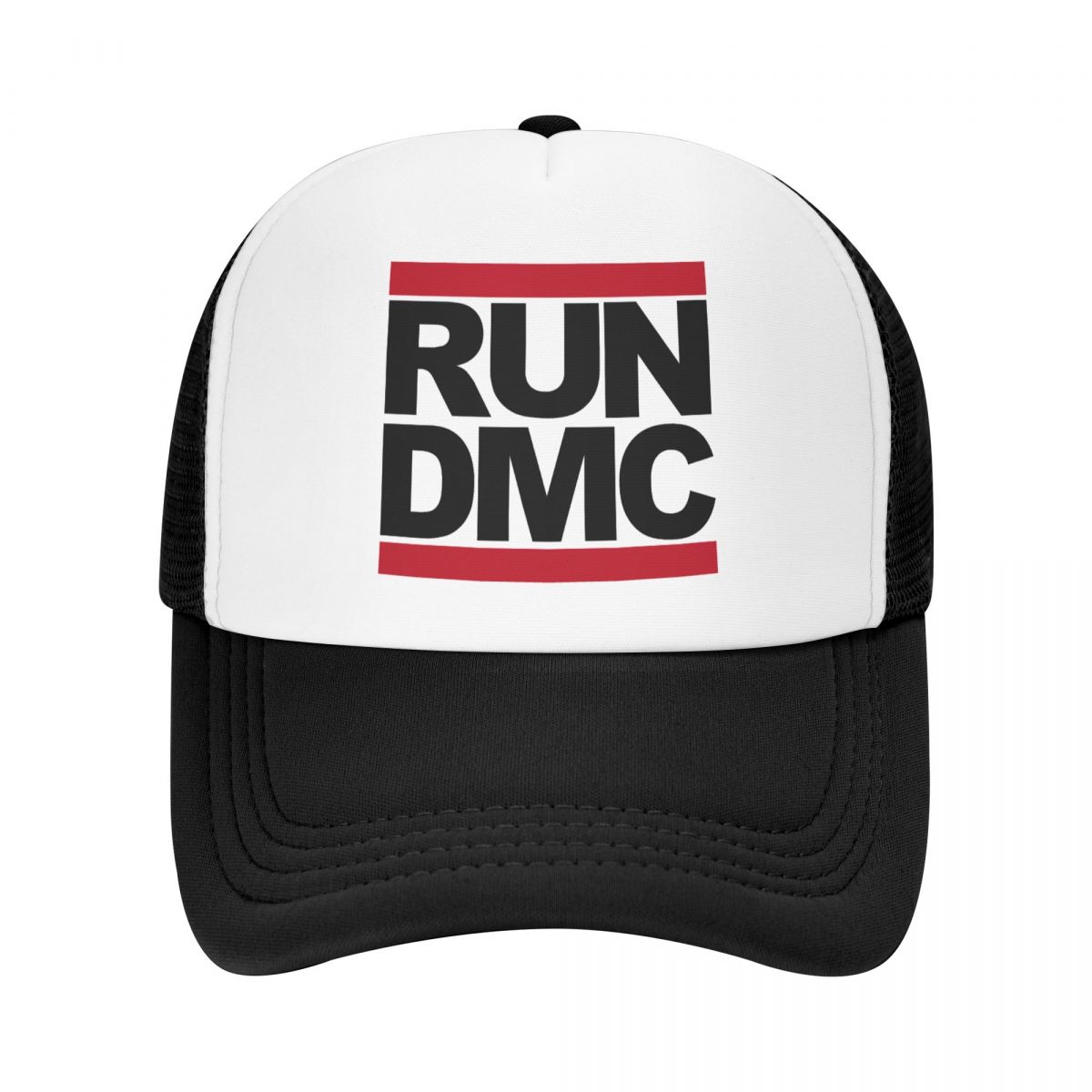 Trucker Cap Mesh - Run DMC Logo Trucker Hats Unisex