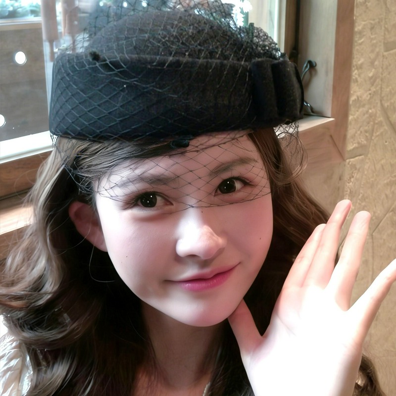 Fashion Mesh Flat Top Beret Ha - огляд і ціна Beret French Wool