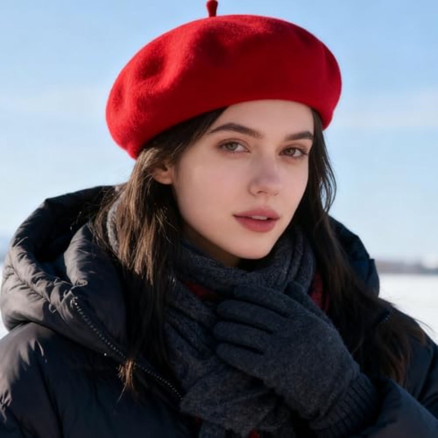 Women Classic French Beret Hat - огляд і ціна Beret French Wool