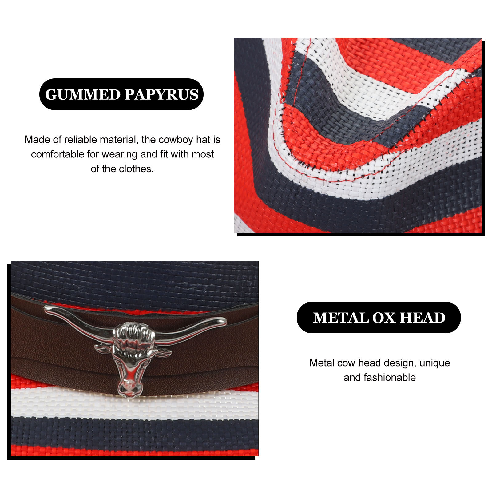 Cowboy Hat Western Style Fashi - огляд і ціна Sun Hat Wide Brim