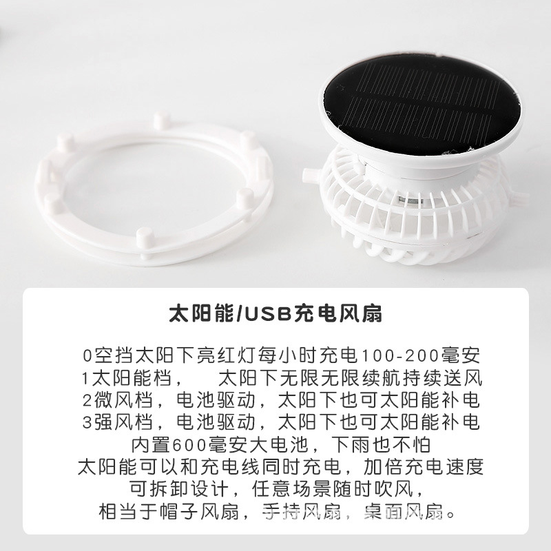 Portable Solar Powered Fan Emp - огляд і ціна Visor Sun Hat