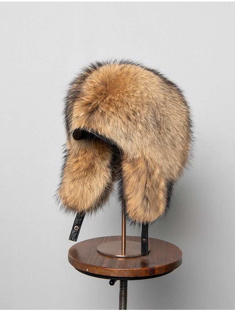 100% Real Fox Fur Hats Women's - огляд і ціна Trapper Hat Ear Flap