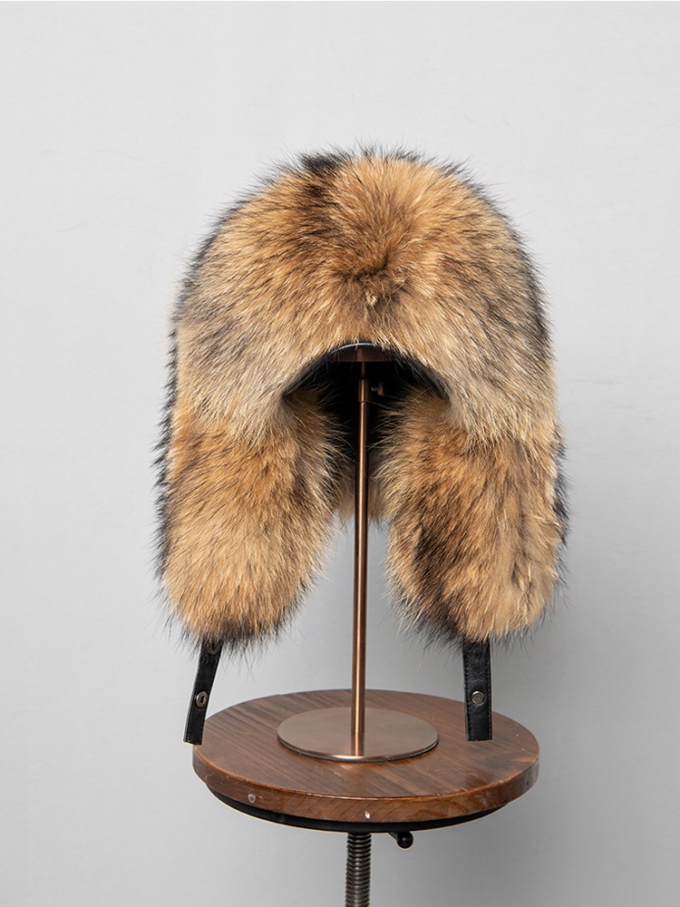 100% Real Fox Fur Hats Women's - огляд і ціна Trapper Hat Ear Flap