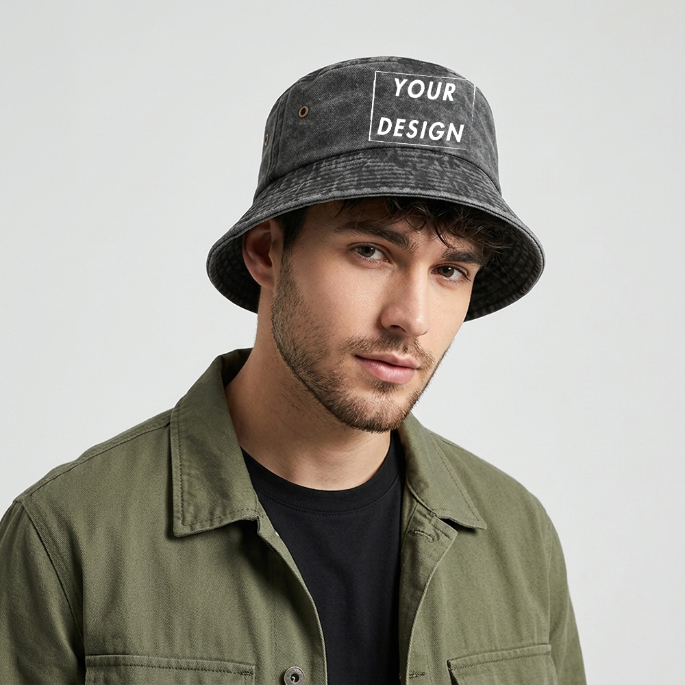 Custom Washed Vintage Bucket H - огляд і ціна Bucket Hat Cotton