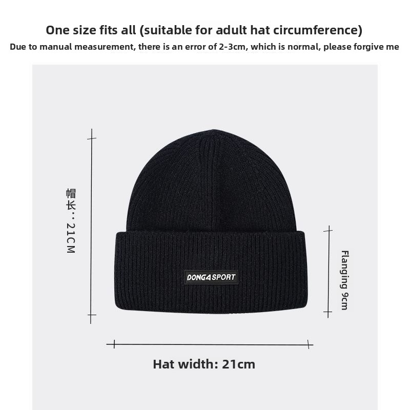 1pc Winter Warm Beanie for Men - огляд і ціна Beanie Cuffed Knit